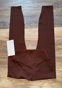 Lululemon Wunder Under SmoothCover High Rise 25” Lava Cake Size 4 NWT