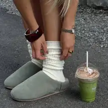 UGG Elea Slip On in Moss Green