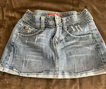 Denim Mini Skirt