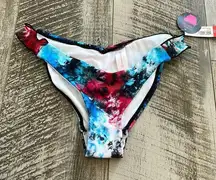 Galaxy tie dyed bikini bottoms