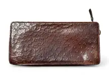 Vintage Ostrich Leather Clutch