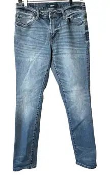 Aero‎ Women's Stone Wash Skinny Stretch Distressed Straight Leg Jeans Sz 30/32