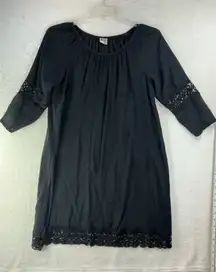 Wrangler Black Lace Accent Tunic