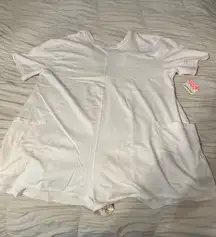 Free People Hot Shot Romper Tee Movement