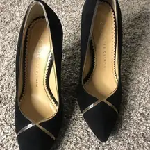 COPY - Charlotte Olympia black suede heels size 35