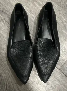 Everlane The Boss Black Leather Flats