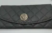 Badgley Mischka Long Quilted Vegan Leather Wallet