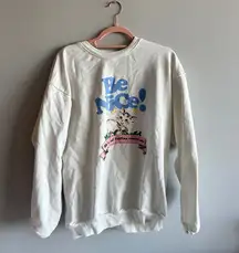 the mayfair group white oversized sweatshirt