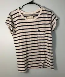 Crew-Neck Button Chest T-Shirt