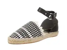 Rebecca Minkoff Vicky Closed Toe Embroidered Espadrilles