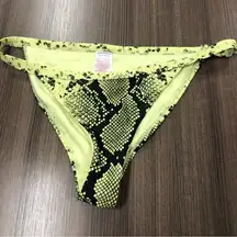 Topshop Snake Skin bikini bottom