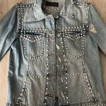 Blank NYC studded denim jacket