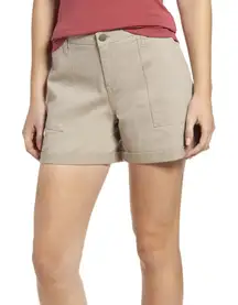 Caslon Rolled Cuff Twill Shorts​​​​​​​​​​