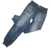 NWT rag & bone Miramar Jogger in Lucas Photo Printed Faux Jean Sweatpants S