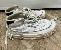 Reebok Woman’s Club C Geo Mid Sneaker