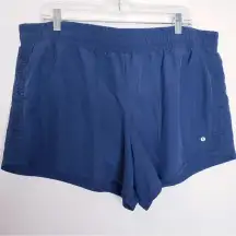 Xersion Running Short Blue Built-In Brief Size XXL Ocean Floor Athleisure