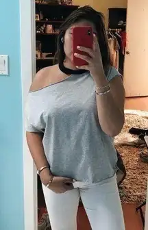 NWT off the shoulder tee