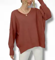 Amazon Anrabess Pullover V-Neck Knit Sweater