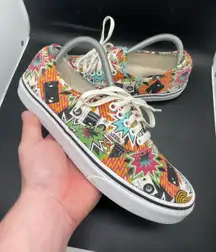 Vans authentic 80’s Boombox Mixtape Retro Cassette Sneakers For Women Size 9.5