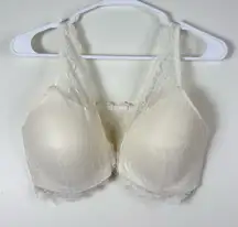 SPANX Four Play Ivory Lace Bralette Size Large Front Closure
