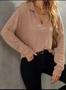 Shein Brown Sweater Knit