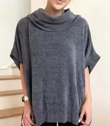 Barefoot Dreams‎ One Size Cowl Neck Poncho Cozy Chic Ultra Light Pullover