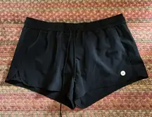 HOLLISTER CALI SPORT BLACK BASIC PULL ON ATHLETIC SHORTS