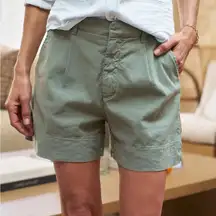 Frank & Eileen Waterford Shorts Linen Blend Light Green 4