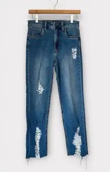 Kut From The Kloth High Rise Elizabeth Fab Ab Crop Straight Leg 00