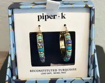 Piper K Reconstituted Turquoise Earrings ✨