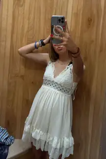 White Graduation Dress