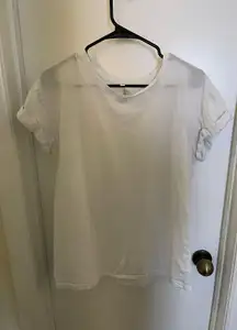 H&M White Divided T-Shirt