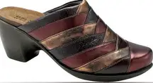 Naot Beyond Slip On Mules Womens Heeled Clogs Sicily Bronze Espresso EU 40 9