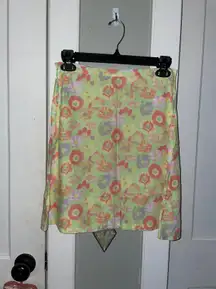 United Colors Of Benetton Floral A Line Skirt