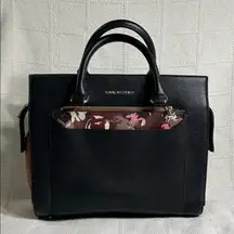 Isaac Mizrahi Black and Brown Women's Crossbody Satchel