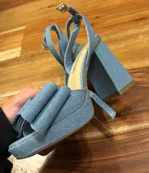 Boutique Denim Heels