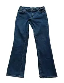 Garnet Hill Dark Wash Blue Bootcut Cotton Spandex Y2K Tall  Jeans SZ 10 #2022