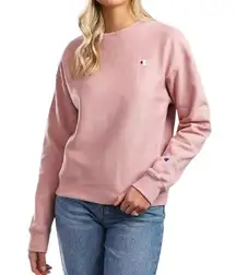 Champion  NWT Fleece Crew Neck Reverse Weave Sweatshirt Pink Beige Size 2XL