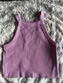 Purple crop tank 