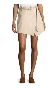 FRAME Denim $249 Trench High Waist Wrap Skort 6 ACADEMIA PREPPY CLUELESS Mini