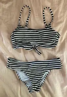 Striped Bikini Set