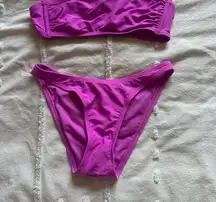 Vibrant Purple Bikini Set