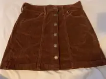 Outfitters Corduroy Skirt