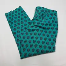 Talbots the daily ankle print pant size 14