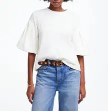 Madewell‎ Puff-Sleeve Sweatshirt Tee Size XXS