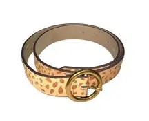 Urban Outfitters  Calf Hair Blend Leopard Print Belt SMALL