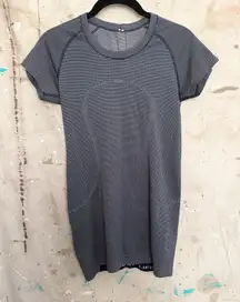 Lululemon Swiftly Tech Short Sleeve Shirt, Blue Stripe