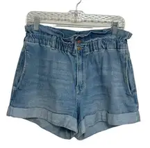 Hollister Ultra High Rise Mom Elastic Waist Denim Shorts - Size 9/29