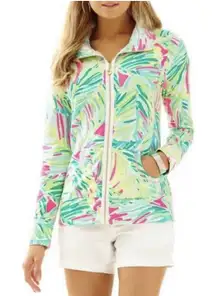 Lilly Pulitzer Leona Zip Up jacket Lightweight Athleisure Size XXS