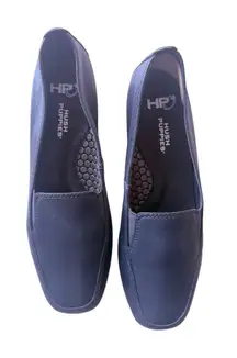 Hush Puppies Shoes Womens 8.5 M Comfort Slip On Loafers 55537 Black  Leather